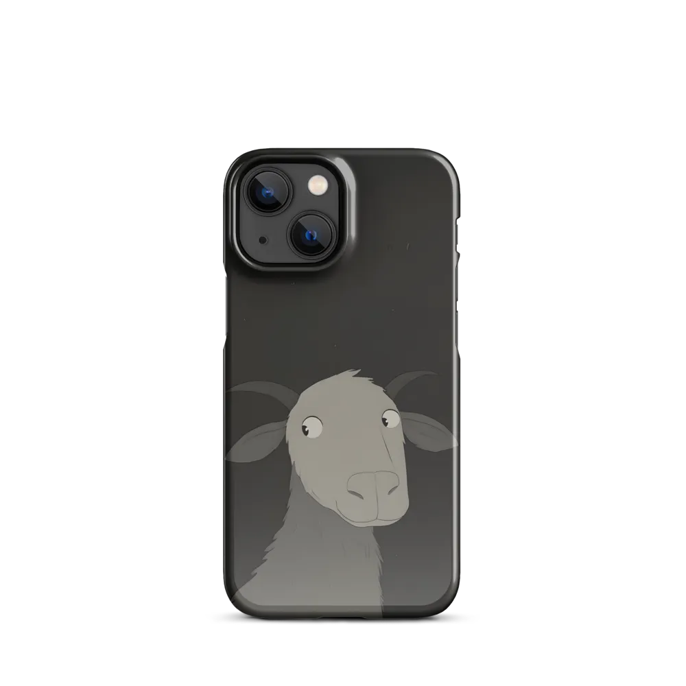 Whimsical Goat in Darkness