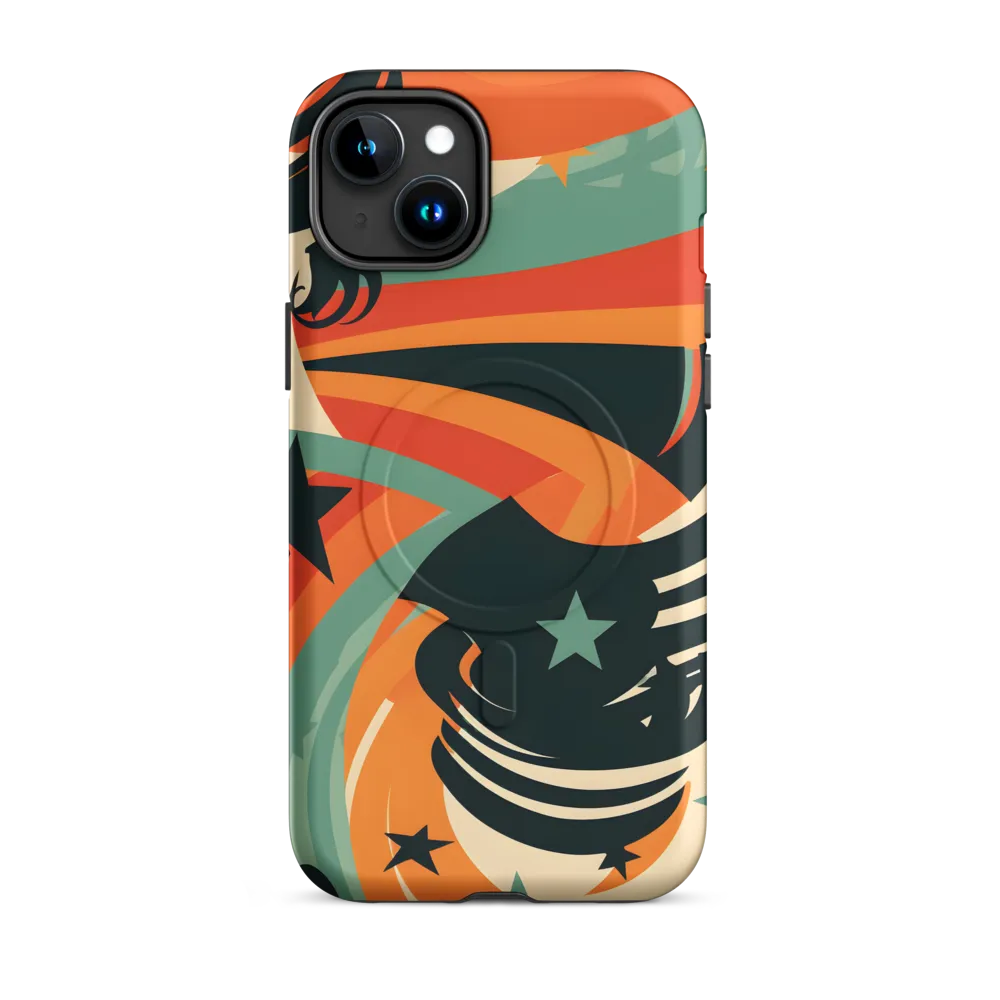 Swirls of Elegance | Phone Case |  15 Plus | MagSafe® Tough Case | Matte
