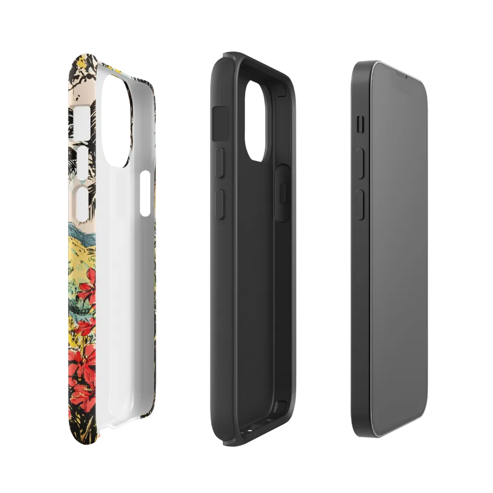 Tropical Serenity | Phone Case |  13 mini | Tough Case | Matte