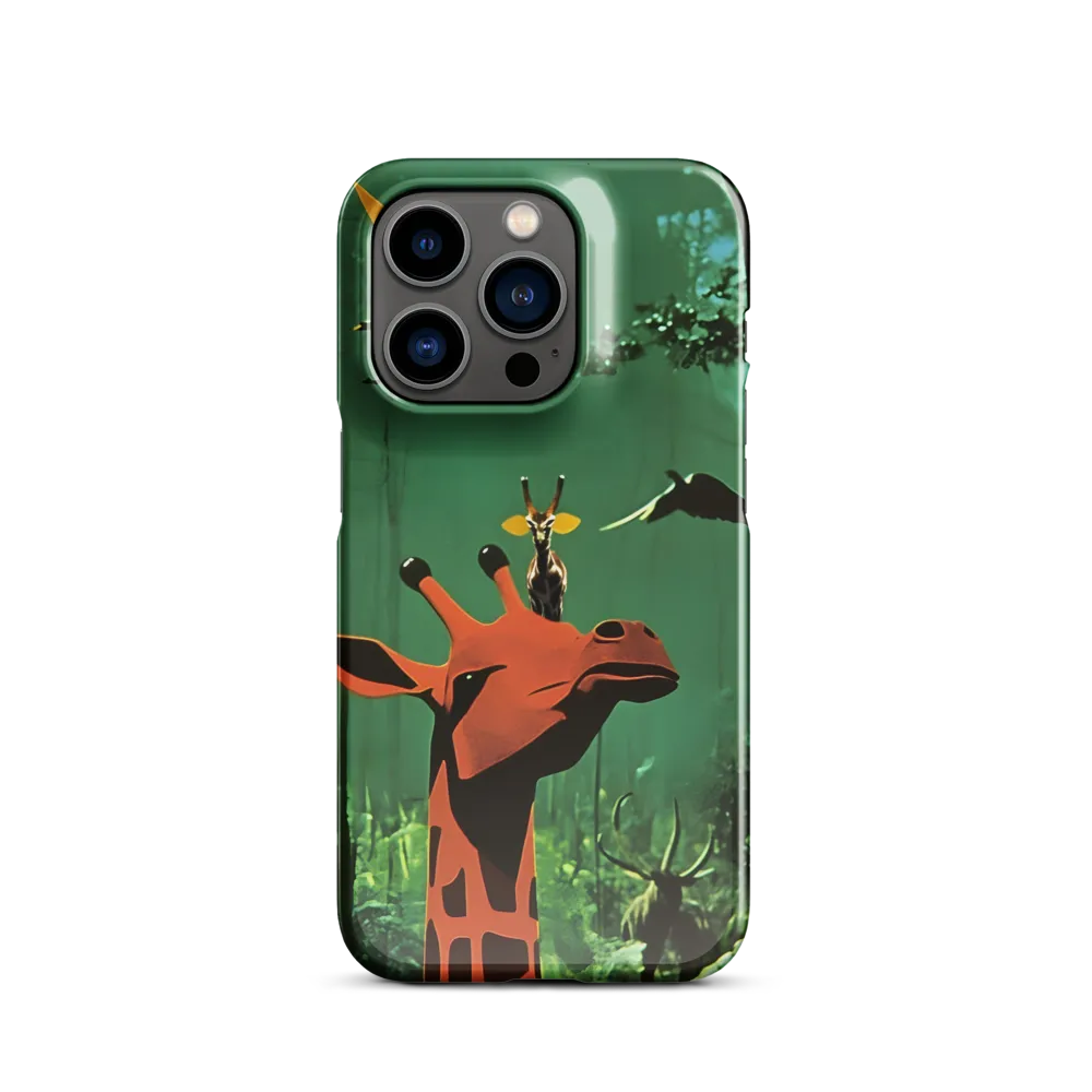 The Dreamscape of A Giraffe | Phone Case |  14 Pro | Snap Case | Glossy