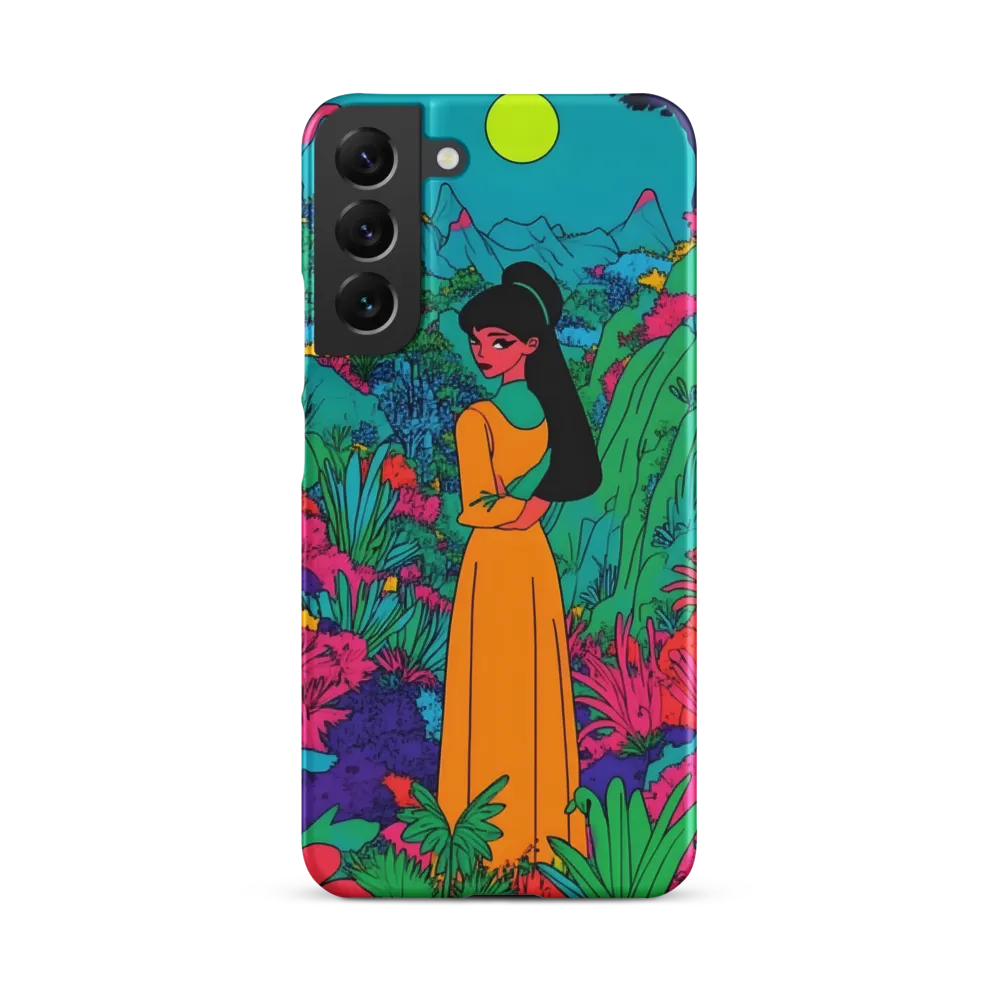 Ethereal Serenity in a Psychedelic Landscape