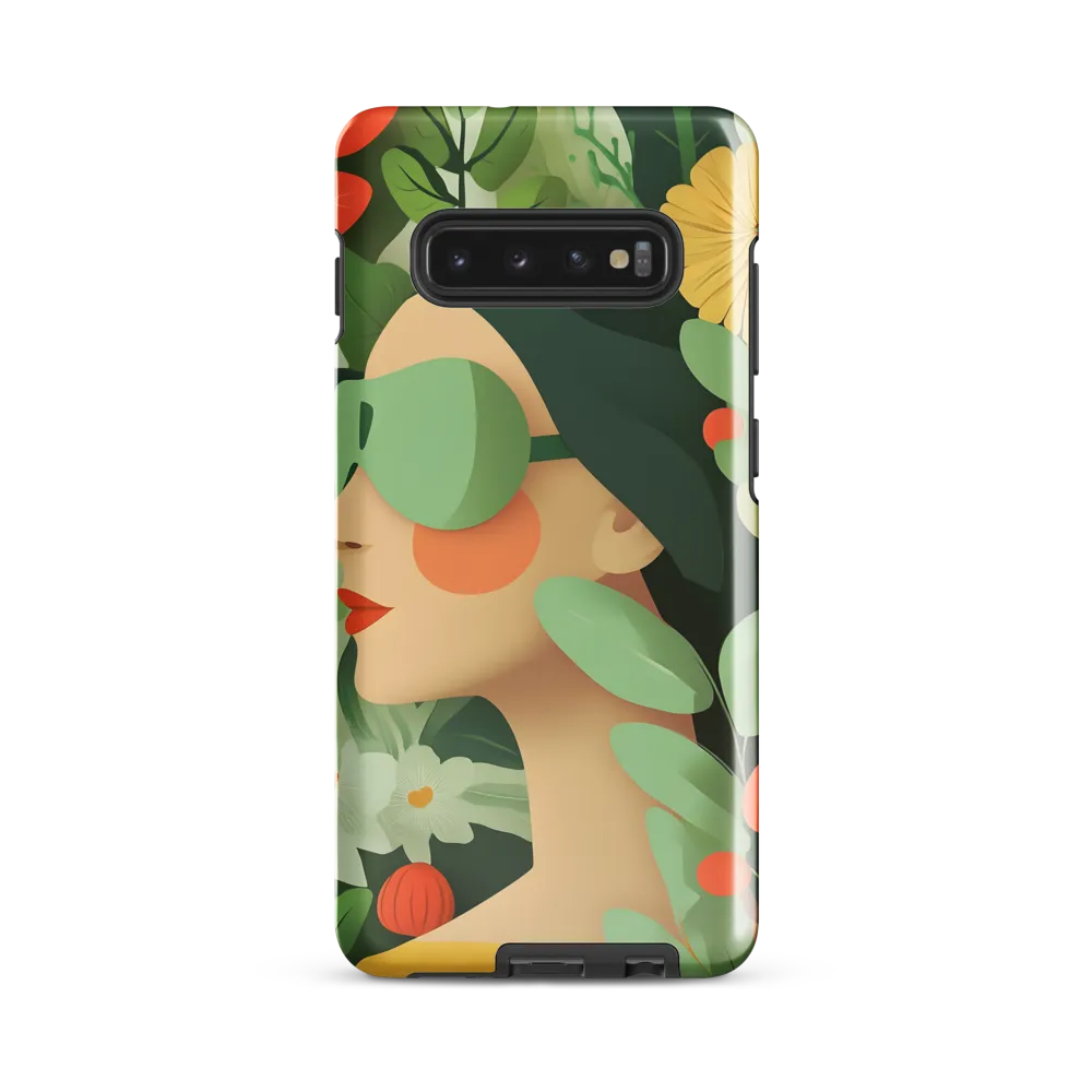 Nature's Serenity: A Modern Portrait | Phone Case |  S10 Plus | Tough Case | Glossy