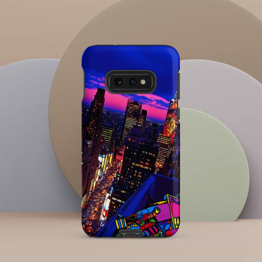 Neon Twilight: A City in Vibrance