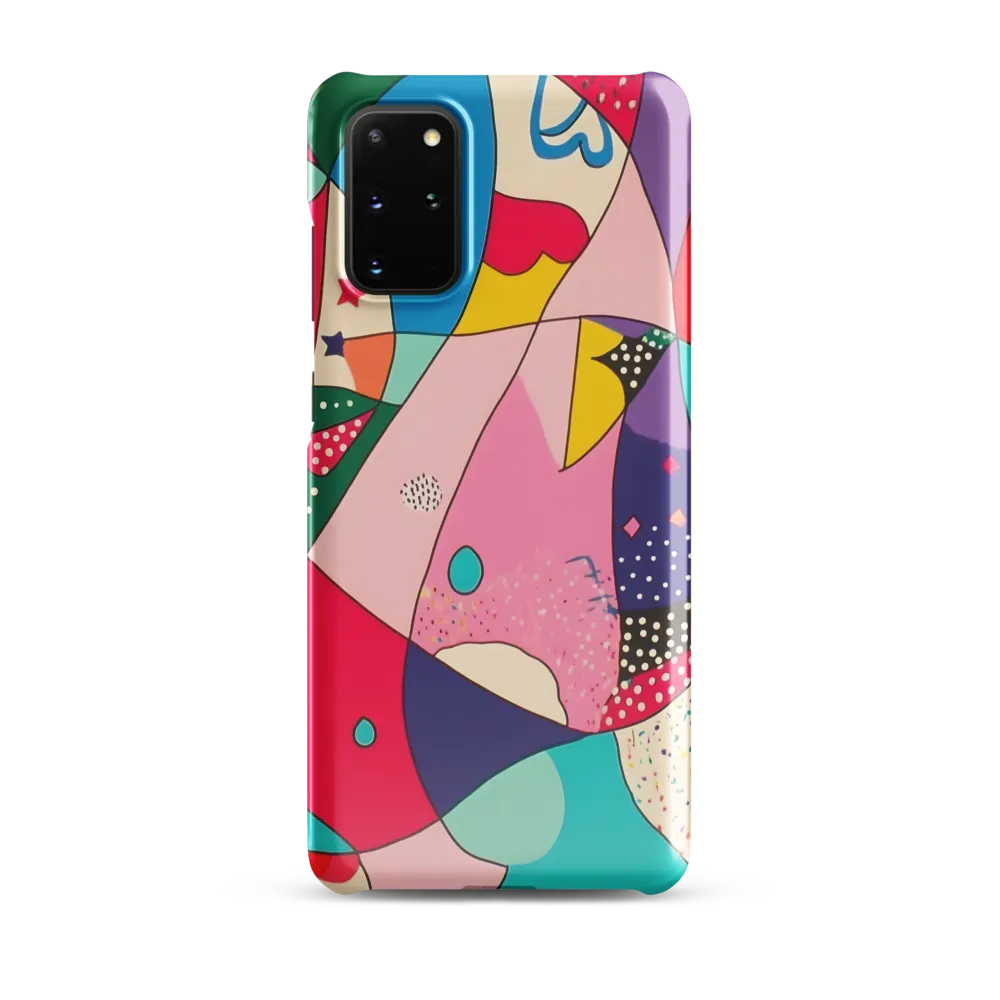 Playful Geometry in Color | Phone Case |  S20 Plus | Snap Case | Glossy