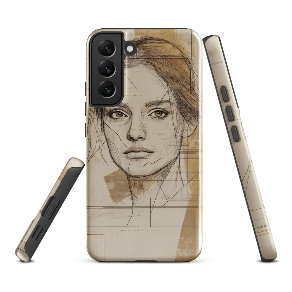 Geometric Elegance: A Modern Portrait