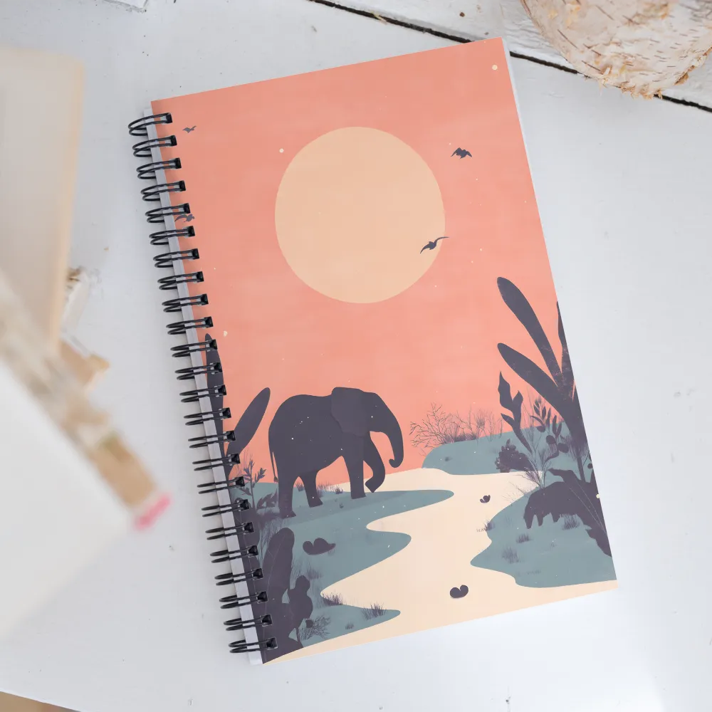 Serenity in the Savanna | Spiral Notebook