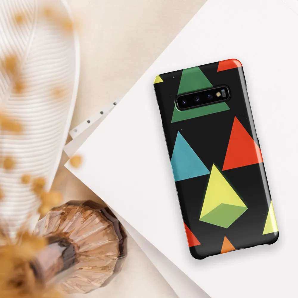 Geometric Harmony in Color | Phone Case |  S10 Plus | Snap Case | Glossy