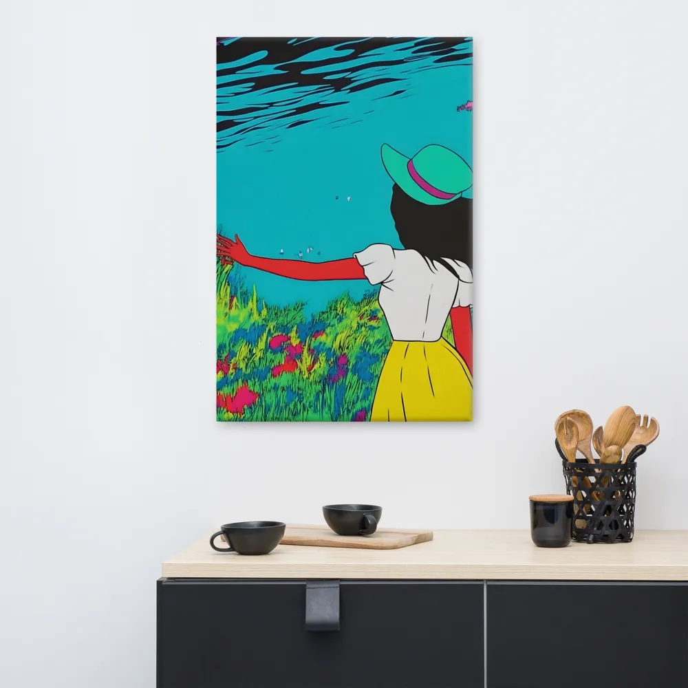 Whimsical Encounter | Canvas | 24″×36″
