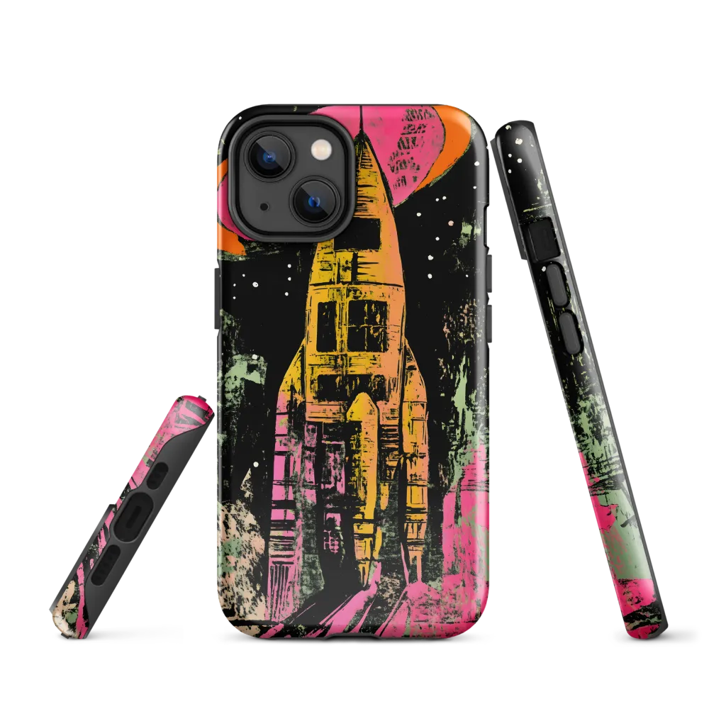 Cosmic Voyage: A Surreal Rocket Adventure