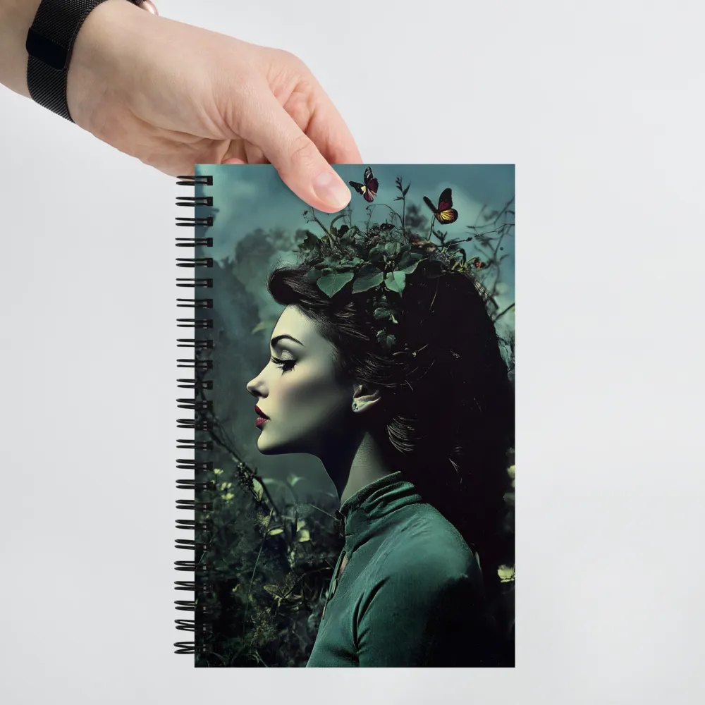 Ethereal Connection: Portrait of Nature | Spiral Notebook