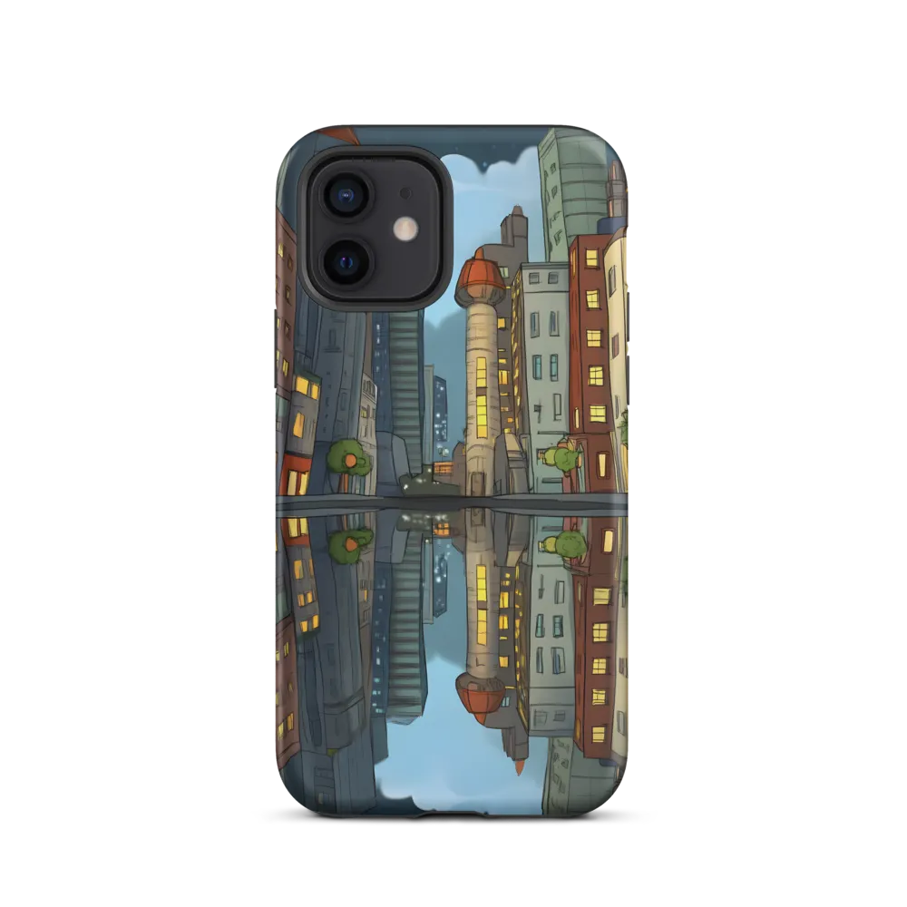 Reflections of a Serene City | Phone Case |  12 | Tough Case | Matte