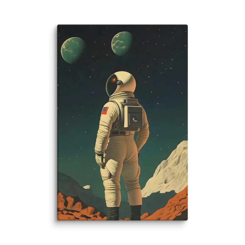 Beyond the Horizon: An Astronaut's Journey | Art Print