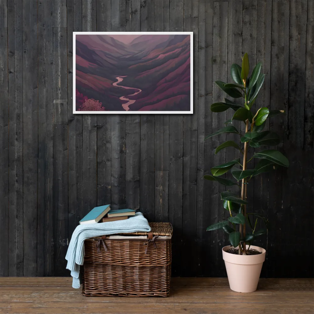Whispers of Twilight | Canvas with White Frame | 20″×30″