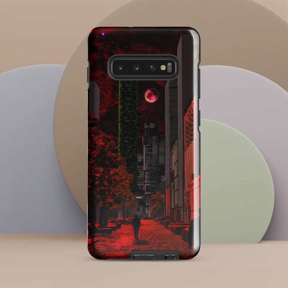 Cosmic Streets of a Dystopian Future | Phone Case |  S10 Plus | Tough Case | Glossy