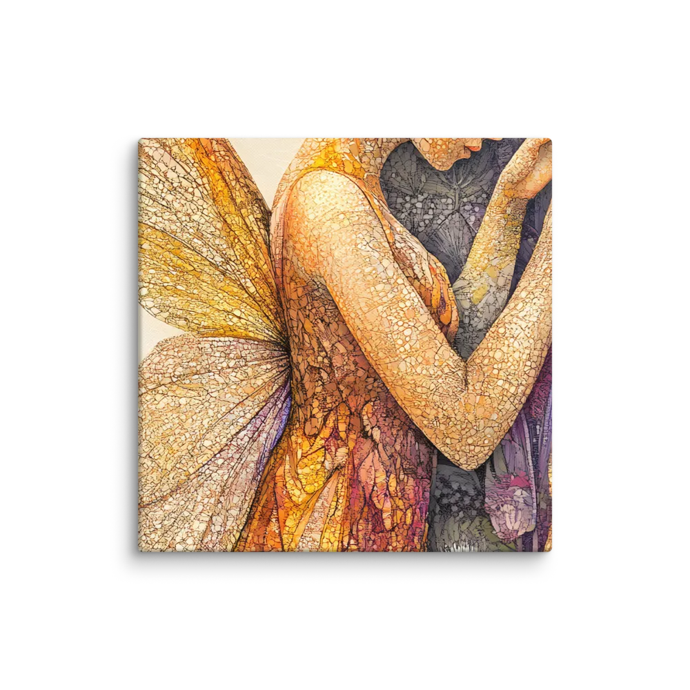 Whispers of the Frosted Meadow | Canvas | 6″×6″