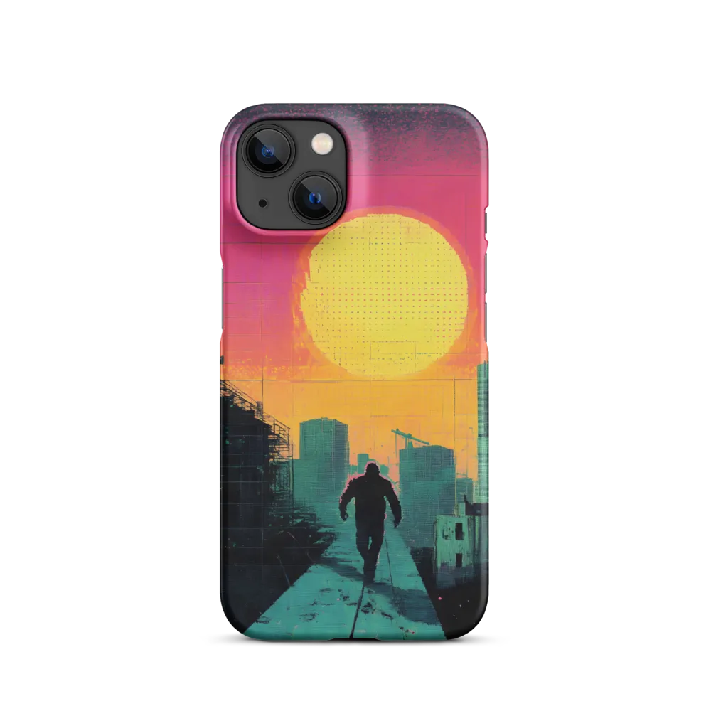 Solitude in a Neon City | Phone Case |  14 | Snap Case | Matte
