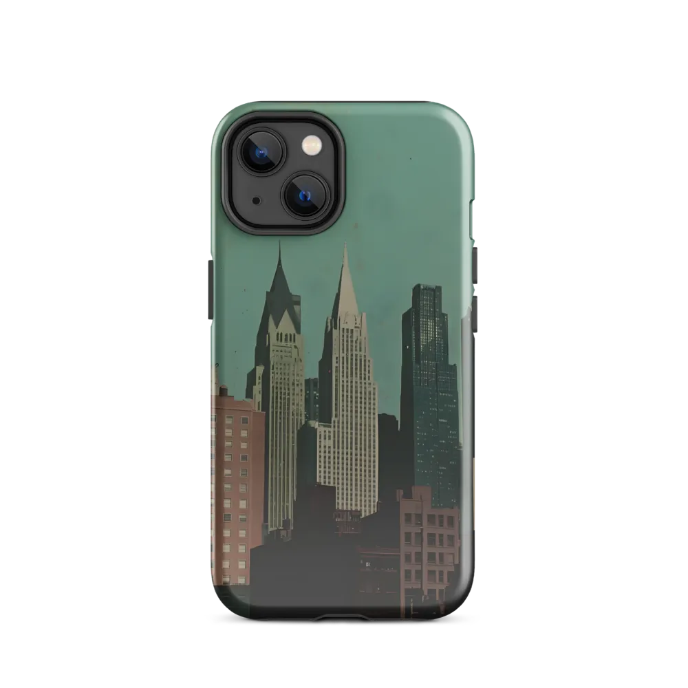 Urban Nostalgia: A Retro Cityscape