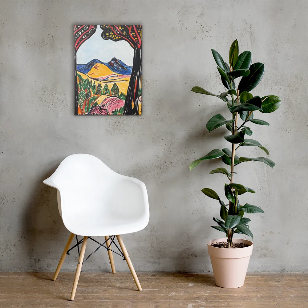 Vibrant Nature's Embrace | Canvas | 18″×24″