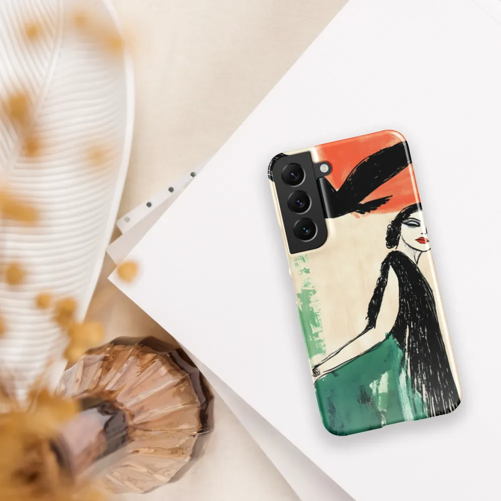 Elegance in Flight | Phone Case |  S22 | Snap Case | Glossy