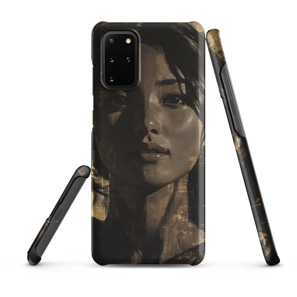 Golden Gaze: A Contemporary Portrait