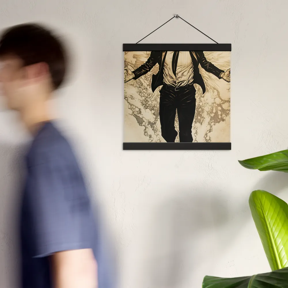 Ascendancy of the Spirit | Poster With Black Wood Hanger | 12″×12″