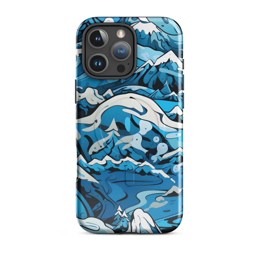 Frozen Harmony: A Blue Mountain Odyssey