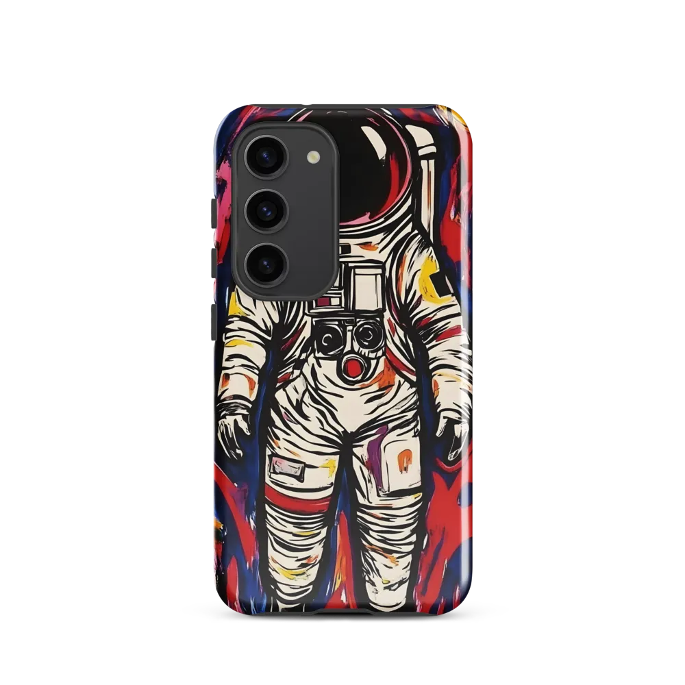 Astronaut in Chromatic Flux