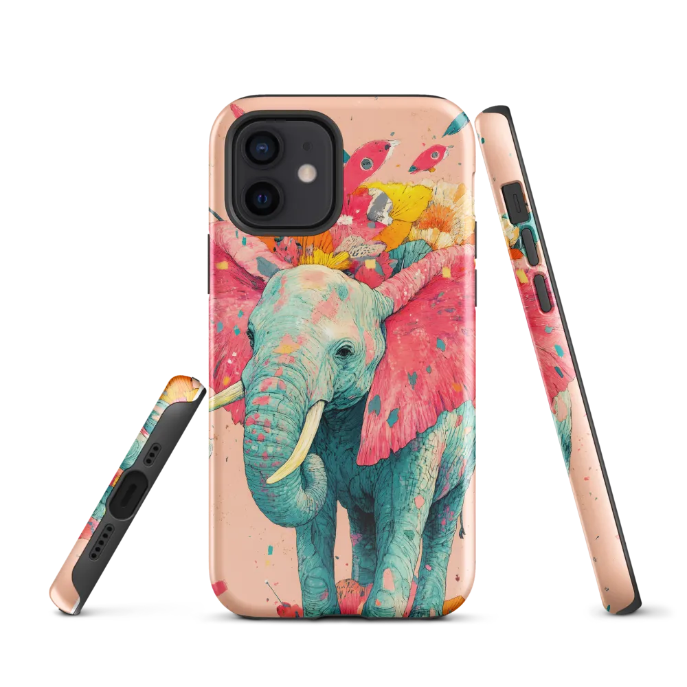 Whimsical Elegance: The Floral Elephant