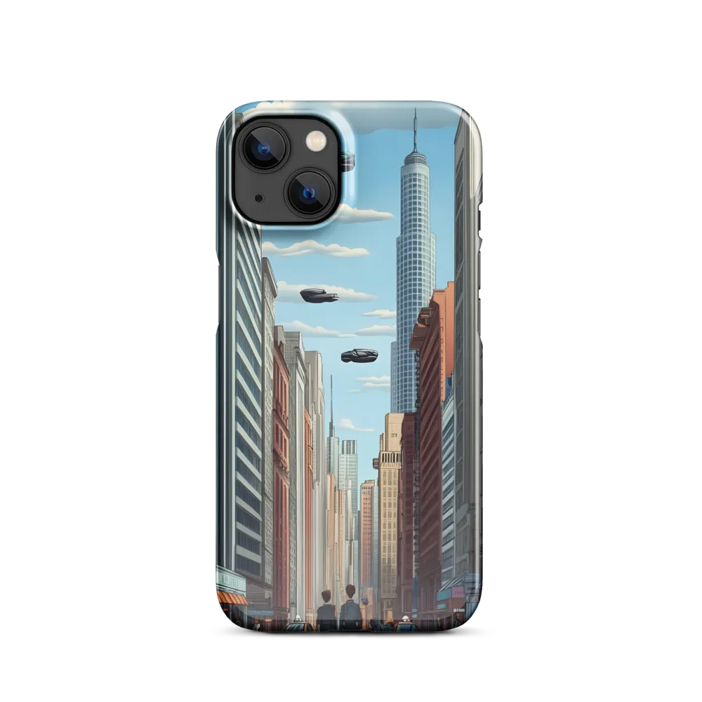 Futuristic Stroll through the Urban Skyline