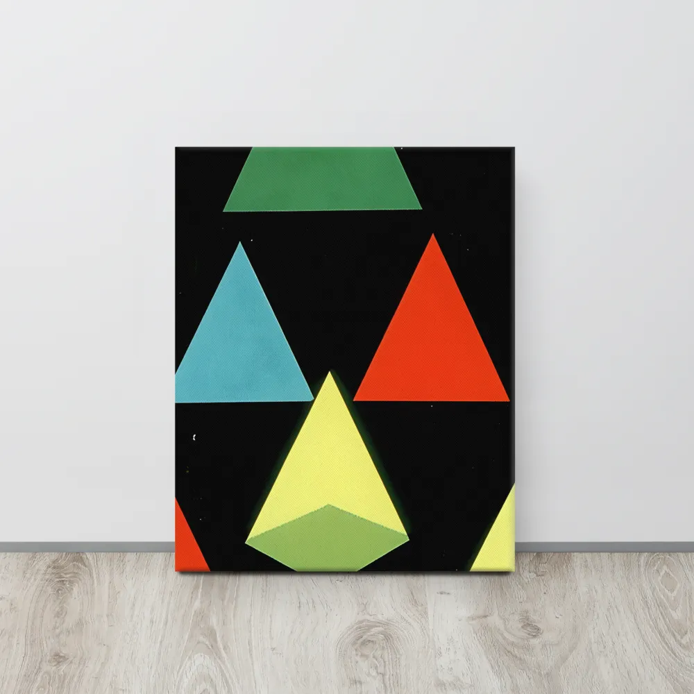 Geometric Harmony in Color | Canvas | 16″×20″