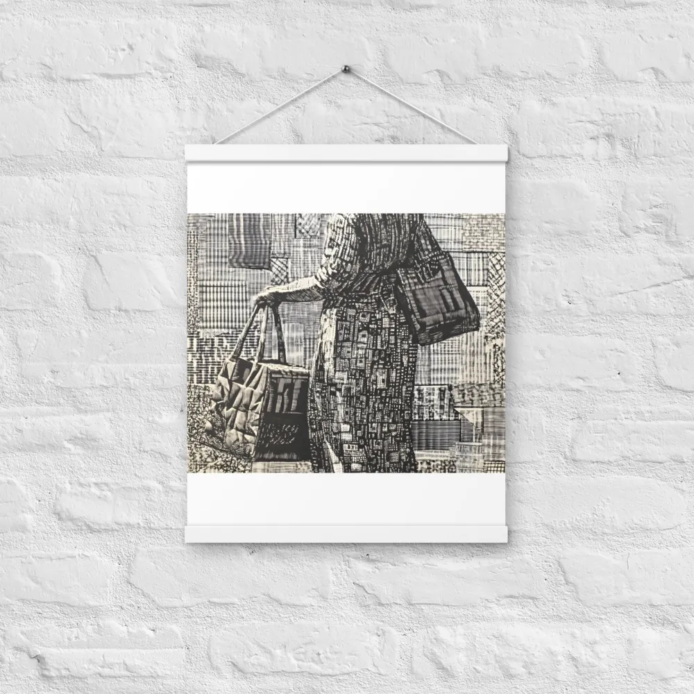 Urban Reflections: A Shopping Narrative | Poster With White Wood Hanger | 16″×20″