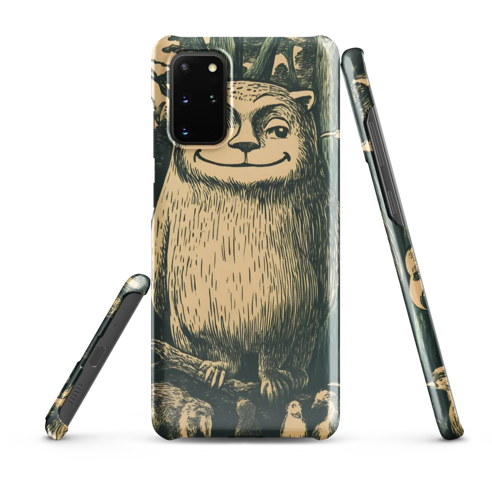 Forest Guardian: A Whimsical Encounter | Phone Case |  S20 Plus | Snap Case | Glossy