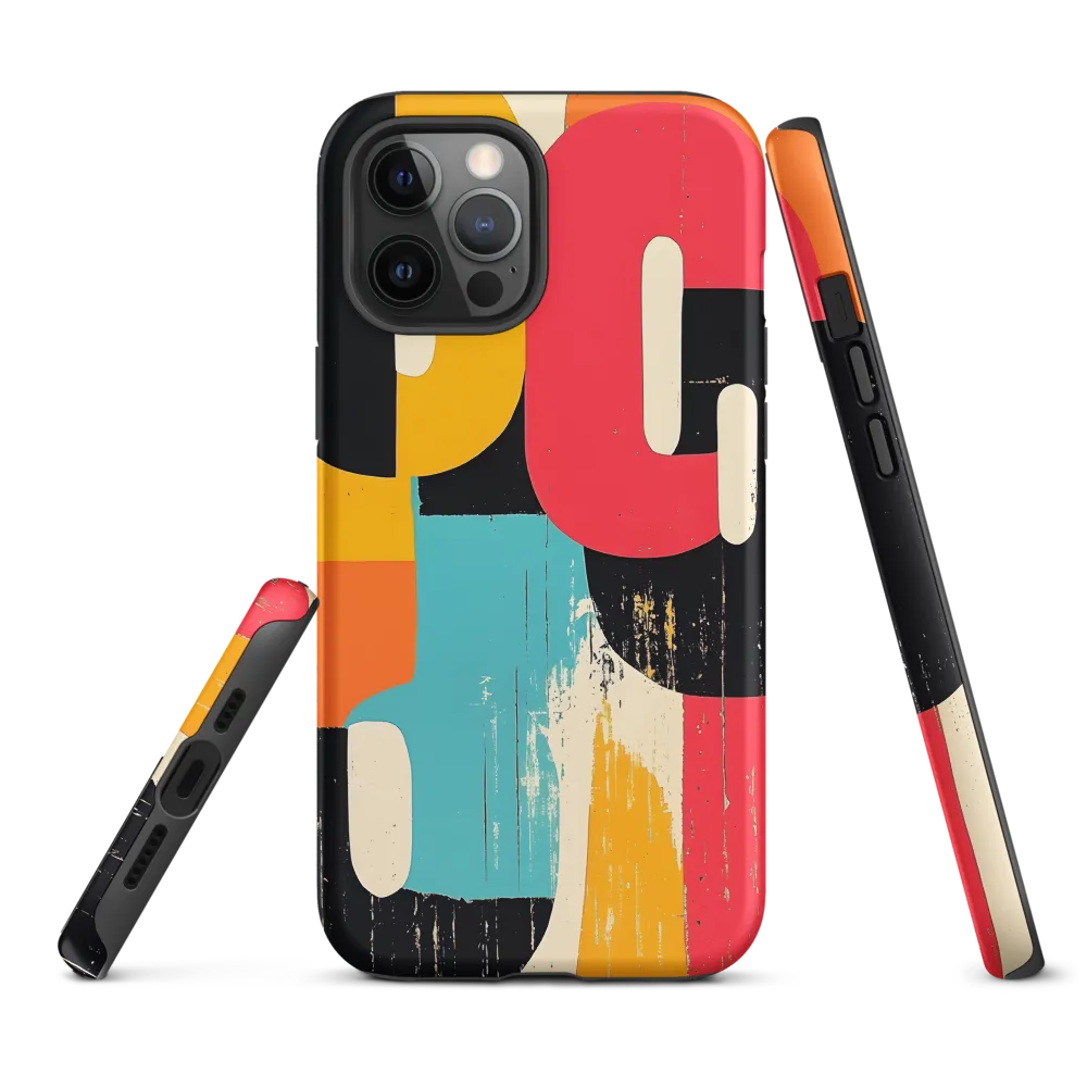 Colorful Curves: Numbers in Harmony | Phone Case |  12 Pro Max | Tough Case | Matte