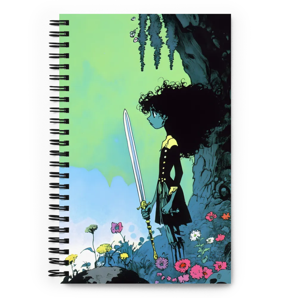 The Enchanted Blade | Spiral Notebook