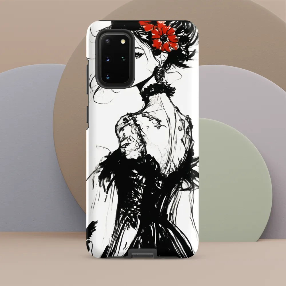 Elegance in Black and Red