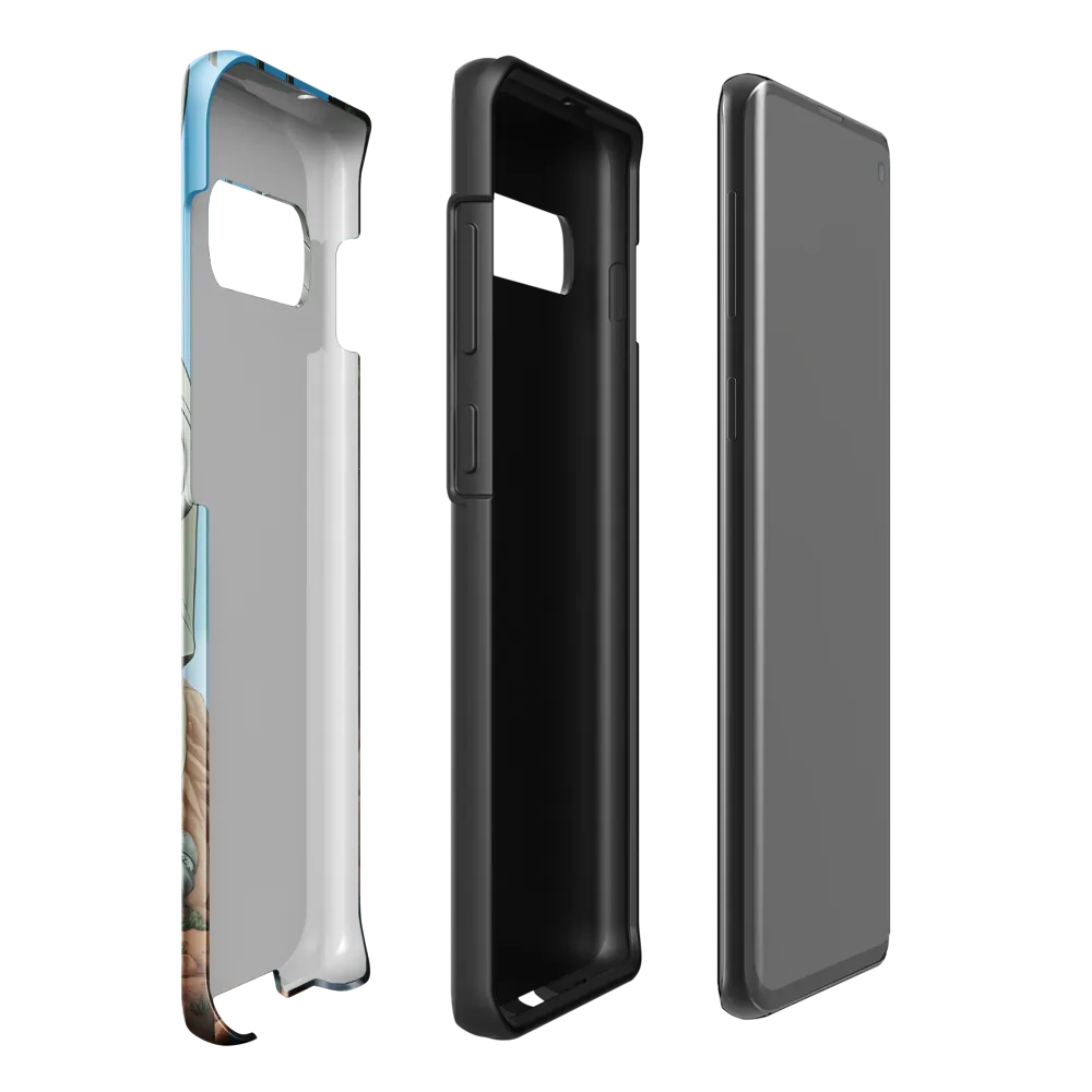 The Descent into Technological Abyss | Phone Case |  S10 Plus | Tough Case | Glossy