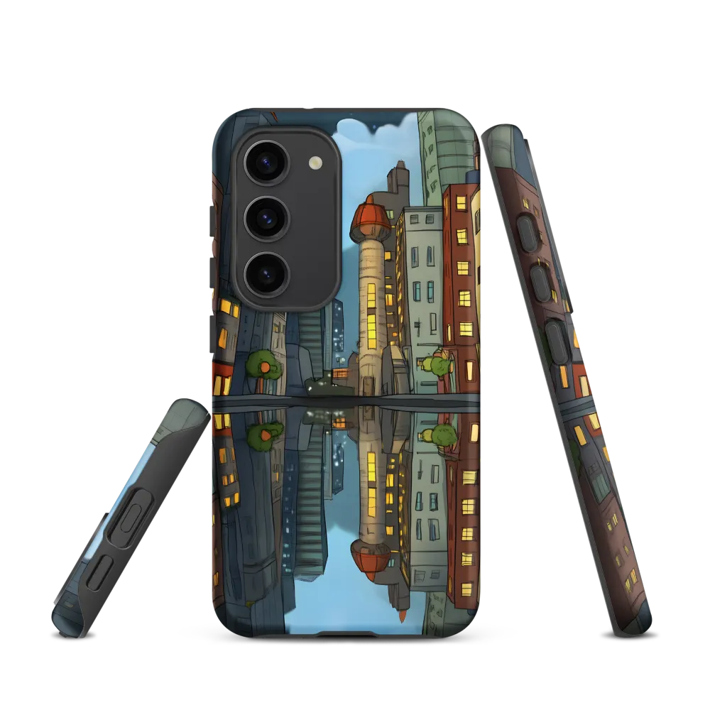 Reflections of a Serene City | Phone Case |  S23 | Tough Case | Matte