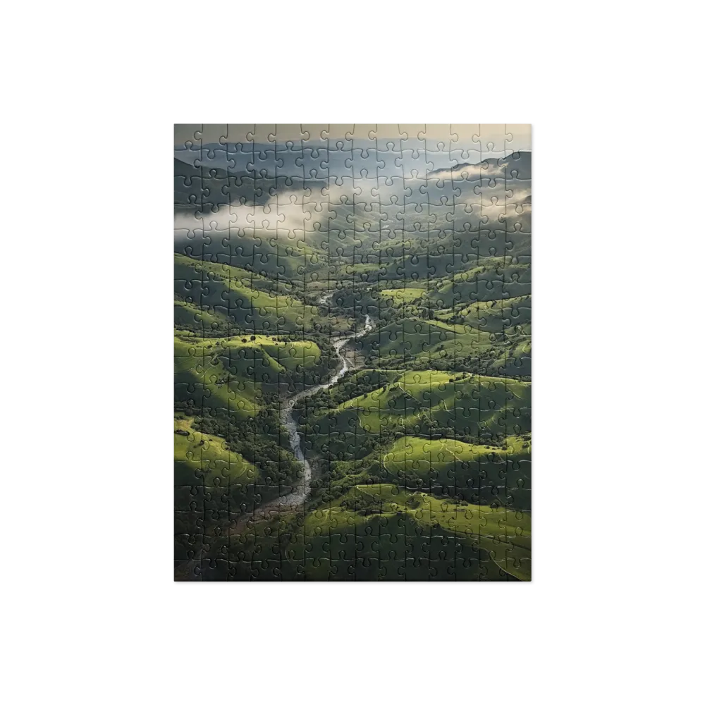 Tranquil Green Valleys | Jigsaw Puzzle | 252/520 pieces