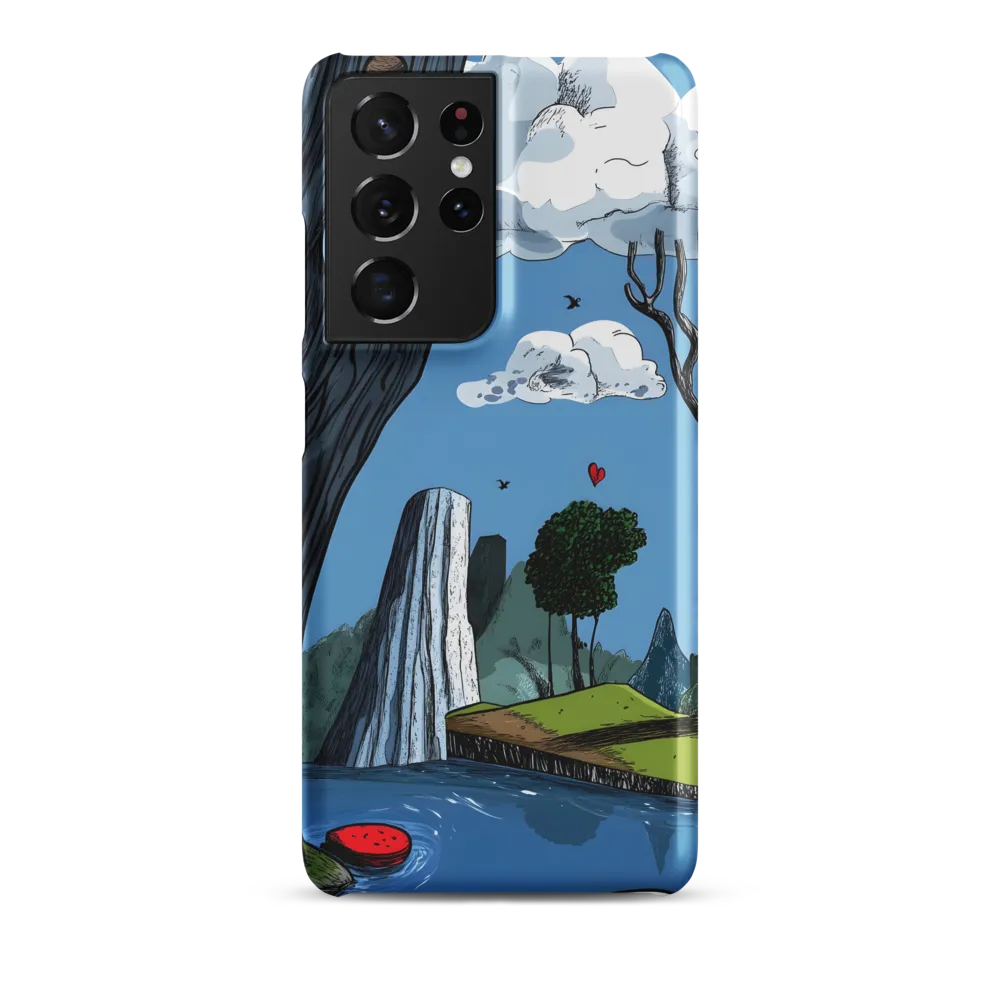 Whimsical Cliffside Reflections