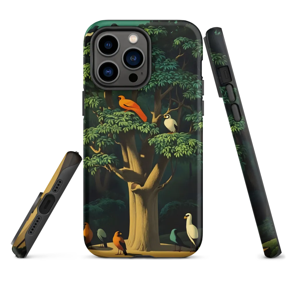 Harmony in Color: A Surreal Bird Symphony