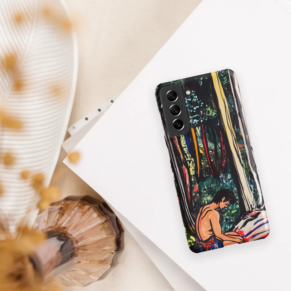 Contemplation in Nature | Phone Case |  S21 | Snap Case | Matte