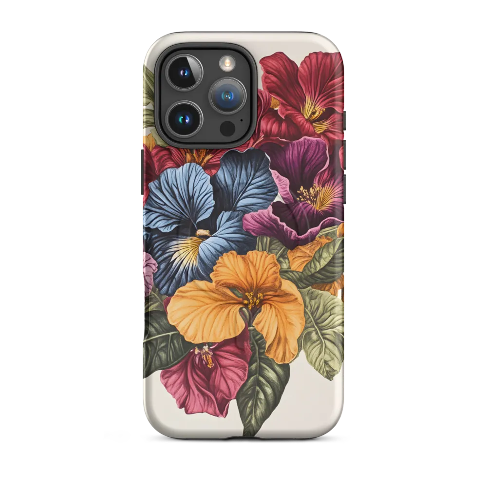 Floral Symphony in Color | Phone Case |  16 Pro Max | MagSafe® Tough Case | Matte
