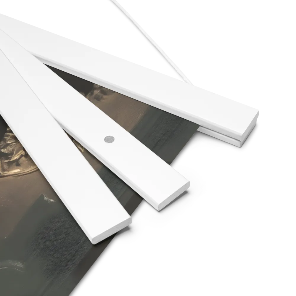 Silent Reflection | Poster With White Wood Hanger | 10″×10″