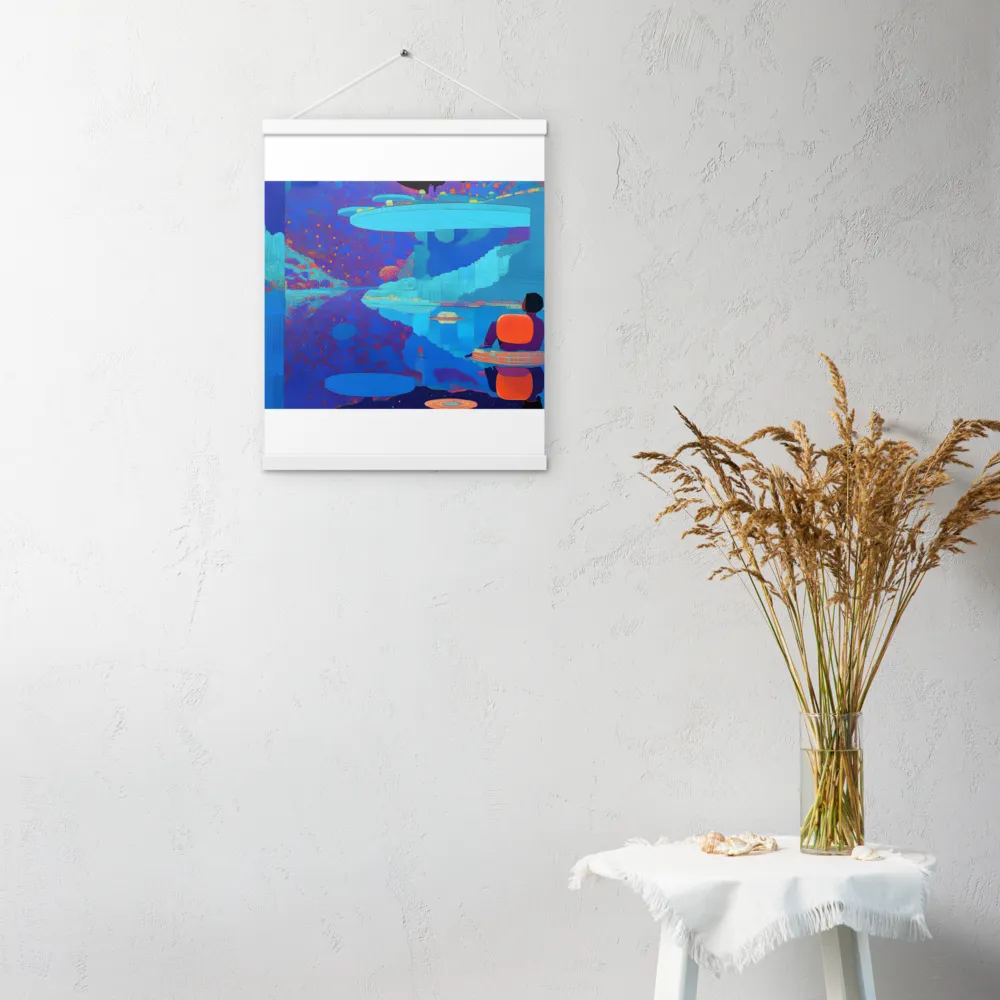 Reflections of Serenity | Poster With White Wood Hanger | 16″×20″