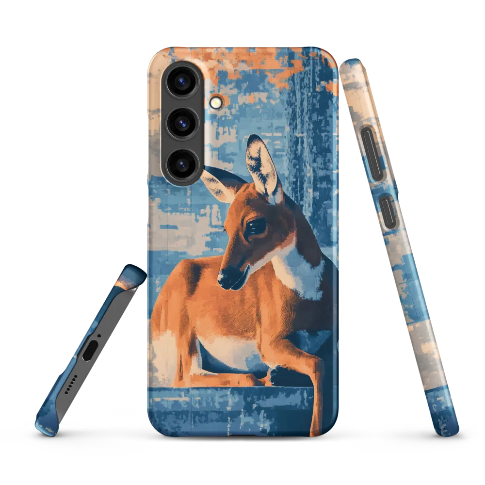 Serenity in Color: The Reclining Deer | Phone Case |  S24 Plus | Snap Case | Matte