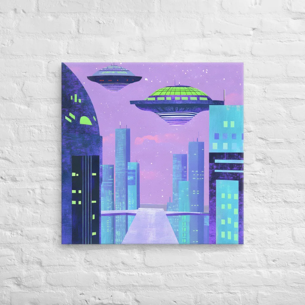 The Cosmic Urbanity | Canvas | 28″×28″