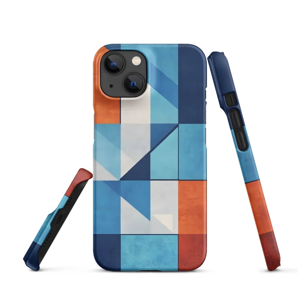 Geometric Harmony in Color | Phone Case |  14 | Snap Case | Matte