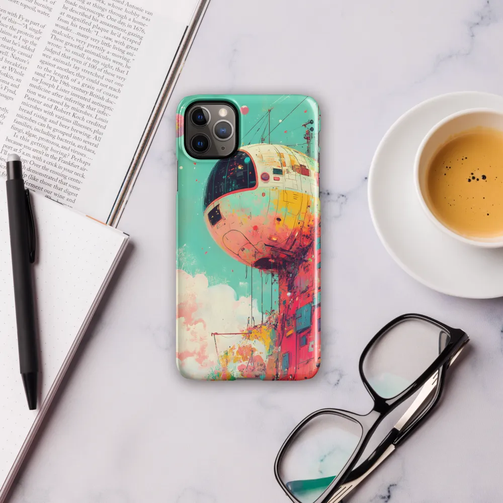 Suspended Sphere in a Vibrant Dreamscape | Phone Case |  11 Pro Max | Snap Case | Glossy