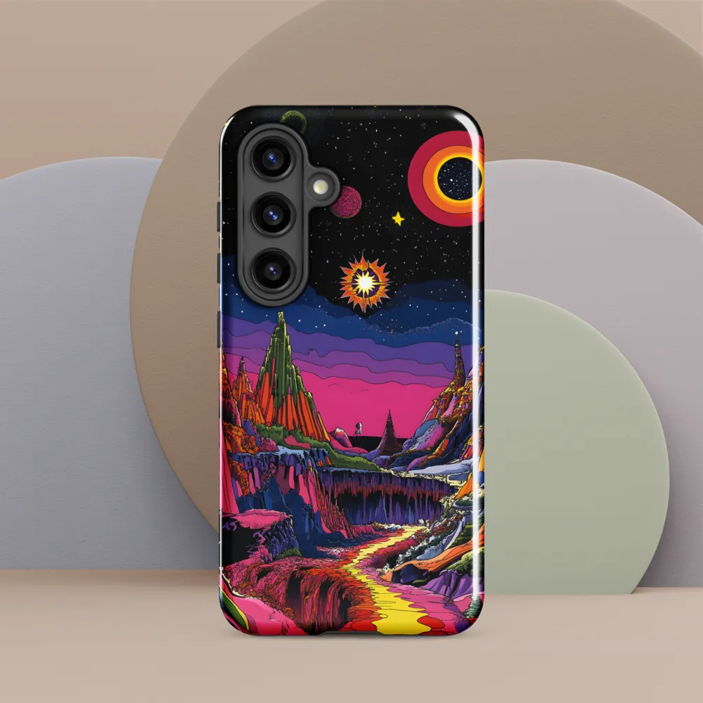 Galactic Wonders: A Journey Through an Alien Landscape