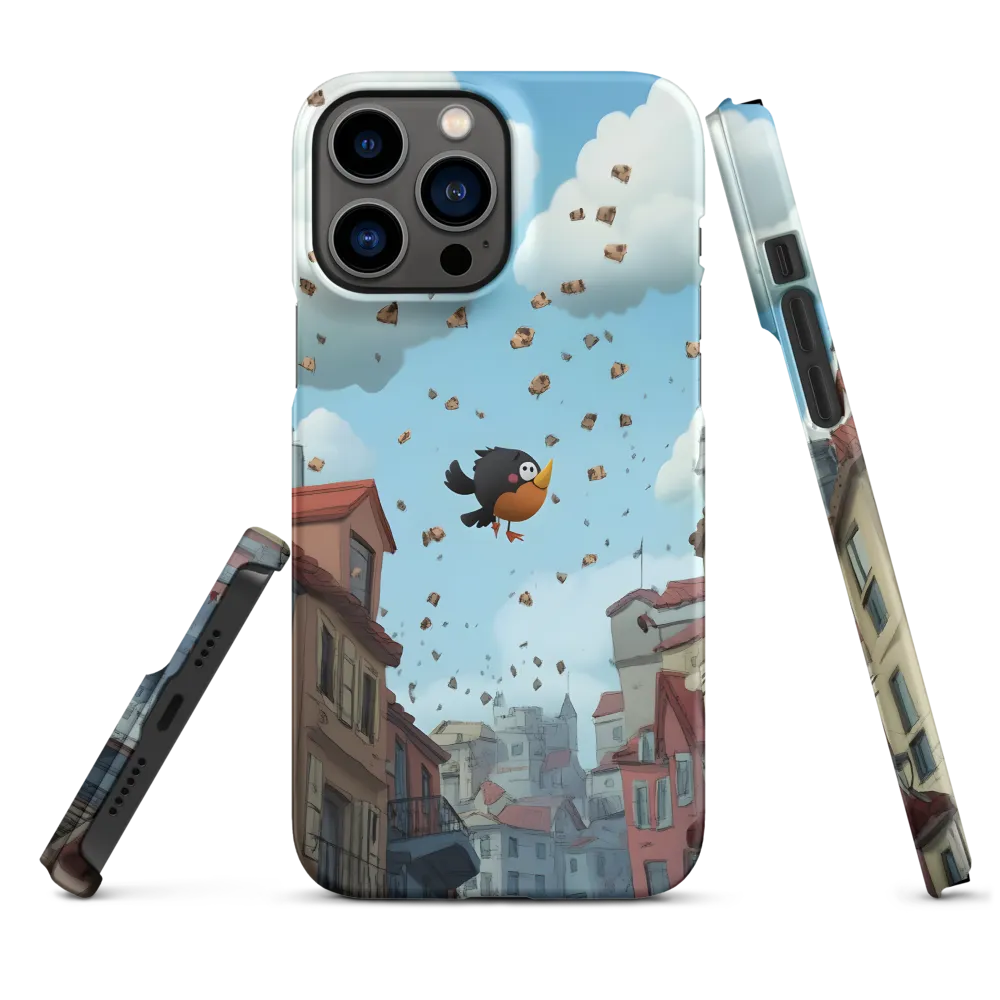A Whimsical Flight Through Bread and Sky | Phone Case |  13 Pro Max | Snap Case | Matte